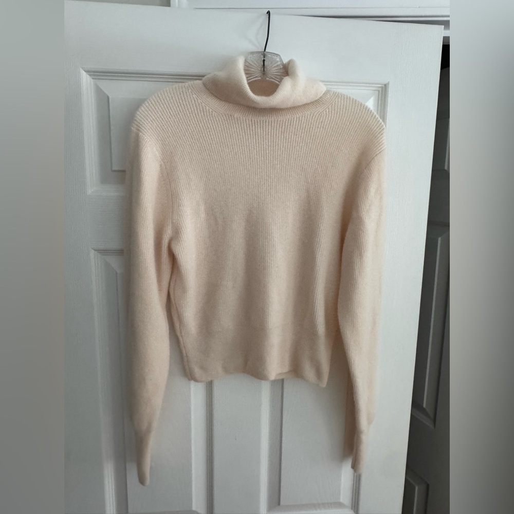 J Crew Ribbed Cashmere Turtleneck Sweater